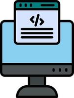 Web Programming Vector Icon