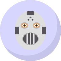 Hockey Mask Vector Icon Design