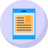 Electronic Book Vector Icon Design