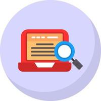 Online Search Vector Icon Design