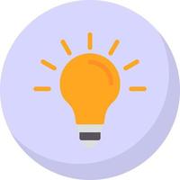 Idea Bulb Vector Icon Design