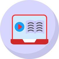 Online Course Vector Icon Design