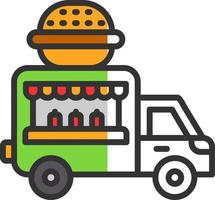 Food Truck Vector Icon Design