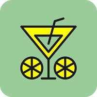 Cocktail Vector Icon Design