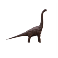 3d brachiosaure dinosaure isolé png