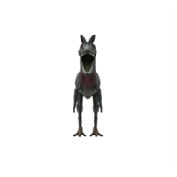 3d dilofosauro dinosauro isolato png