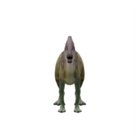 3d parasaurolophus dinossauro isolado png