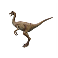 3d gallimimo dinosauro isolato png