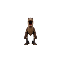 3d velociraptor dinosaurio aislado png