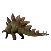 3d estegosaurio dinosaurio aislado png