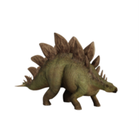 3d estegosaurio dinosaurio aislado png