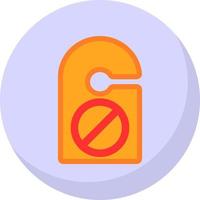 Do Not Disturb Vector Icon Design