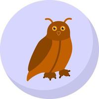 Owl Vector Icon Design