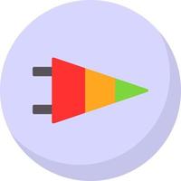 Pennant Vector Icon Design