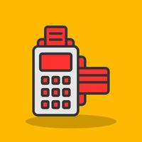 Cashier Machine Vector Icon Design