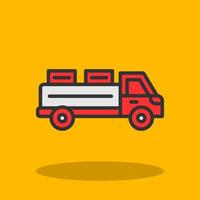 Pickup Truck Vector Icon Design