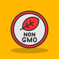 diseño de icono de vector no gmo