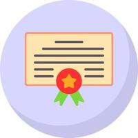 Diploma Vector Icon Design