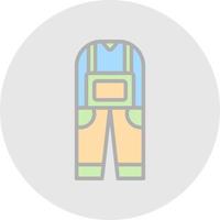 Coverall Vector Icon Design