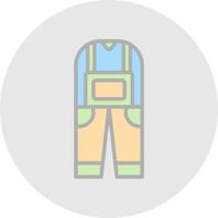 Coverall Vector Icon Design