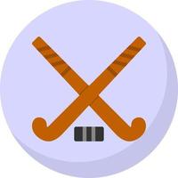 diseño de icono de vector de hockey