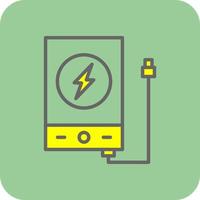 diseño de icono de vector de banco de energía