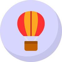 Hot Air Balloon Vector Icon Design