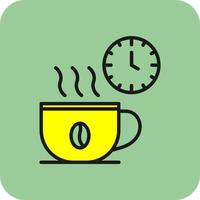 Coffee Break Vector Icon Design