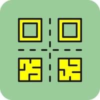 diseño de icono de vector de código qr