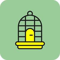 Birdcage Vector Icon Design