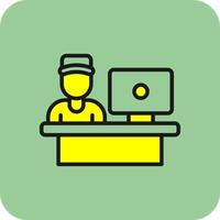 Cashier Vector Icon Design