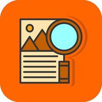 Research Vector Icon Design