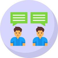 Debate Vector Icon Design