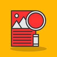 Research Vector Icon Design