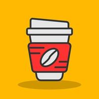 Coffee Cup Vector Icon Design