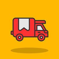 Delivery Truck Vector Icon Design