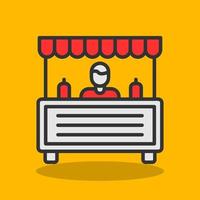 Booth Vector Icon Design