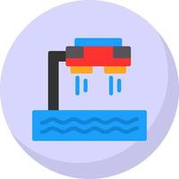 Flyboard Vector Icon Design