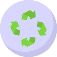 diseño de icono de vector de reciclaje