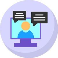 Interview Vector Icon Design