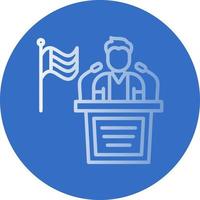 Politician Vector Icon Design