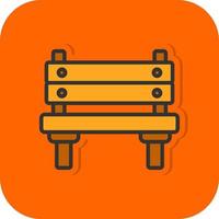 Bench Vector Icon Design