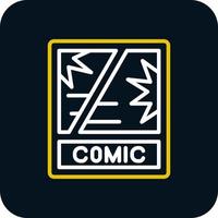 Comic Book Vector Icon Design