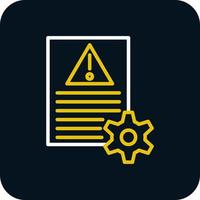 Risk Management Vector Icon Design