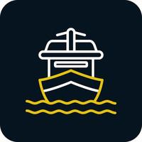 Yatch Vector Icon Design