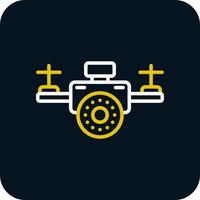 Drone Camera Vector Icon Design