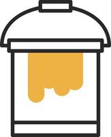 Paint Bucket Vector Icon Design