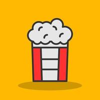 Popcorn Vector Icon Design