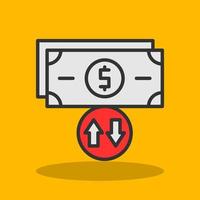 Cash Flow Vector Icon Design