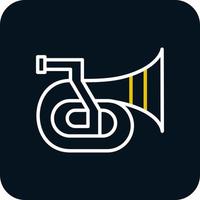 Trumpet Vector Icon Design